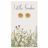 Cottage Floral Multi Dried and Pressed Post Earrings