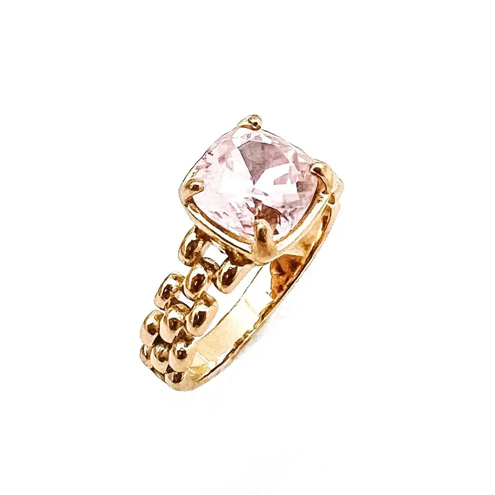 Rogan Stone Ring in Pink