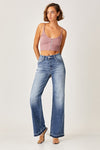Thyme 90's Vintage Flare Jeans by Vervet by Flying Monkey