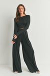 By Together Leonie Knit Pant in Navy