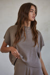 By Together Leonie Knit Top in Mocha
