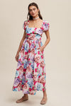 Whitney Boho Floral Mini Dress