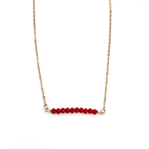 Pave The Way Pickleball Necklace in Gold