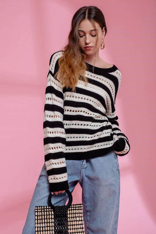 Freya Argyle Sweater Vest in Pink Multi
