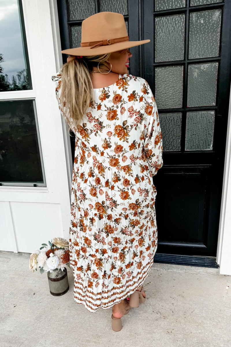 Kora Fall Color Maxi Dress