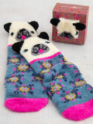 Boxed Cozy Critter Socks by Natural Life