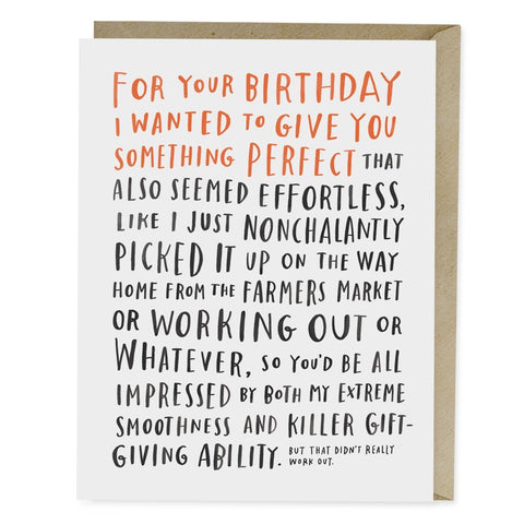 Simple Things Birthday Card