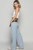 Kierra Lightweight 100% Cotton Striped Pant by POL