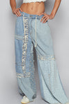 Darla Denim Mixed Media by POL