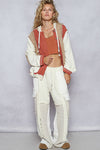 Ava Thermal Hoodie With Quilted Detail by POL