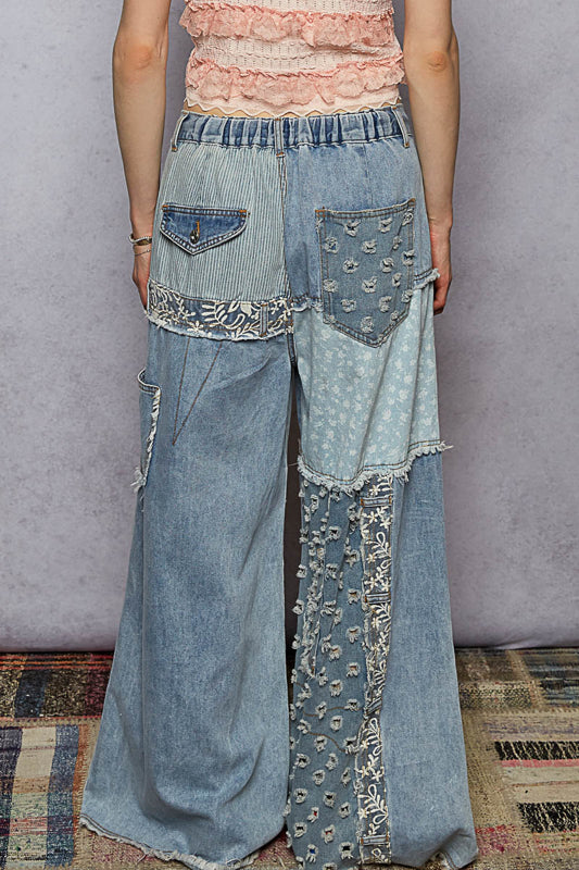 Darla Denim Mixed Media by POL