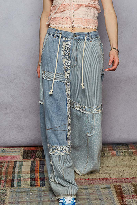 Darla Denim Mixed Media by POL