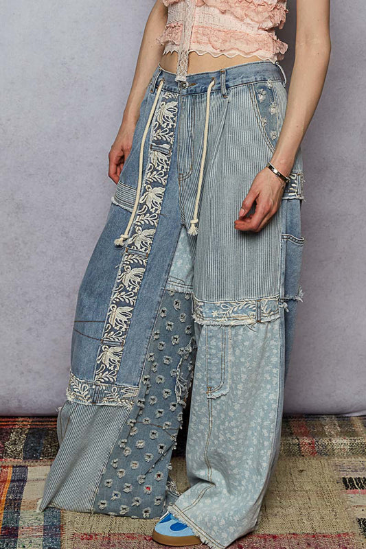 Darla Denim Mixed Media by POL