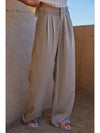Paula Soft Washed Wide Leg Pant in Olive Sizes Small-2X