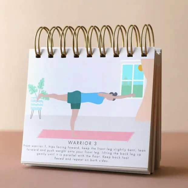 Daily Yoga Poses Flip Chart