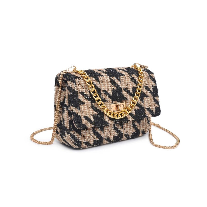 Suki Crossbody in Chevron Gold Pattern by Urban Expressions