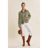 Meg Timeless With A Twist Mineral Washed Cotton Twill Jacket