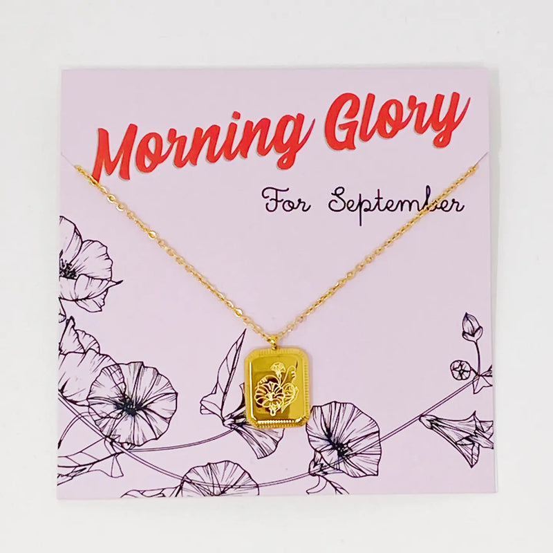 Blooming Floral Birth Month Necklaces