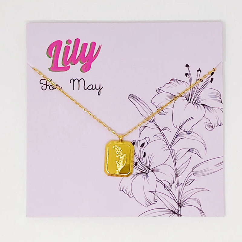 Blooming Floral Birth Month Necklaces