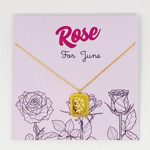 Blooming Floral Birth Month Necklaces