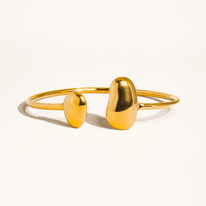 Mazie 18K Round Thin Bracelet in Gold