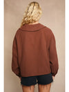 Liddy Collared Front Tie Gauze Jacket by Le Lis