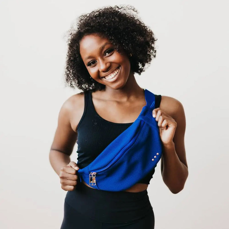 Fast and Free Athletic Bum Bag in Blue