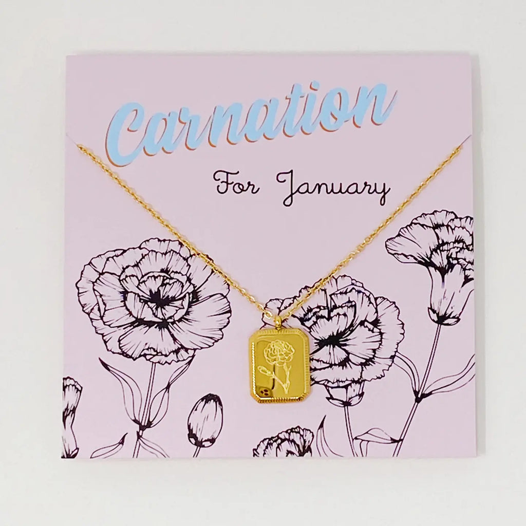 Blooming Floral Birth Month Necklaces