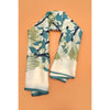Teal Floral Print Bandana Scarf