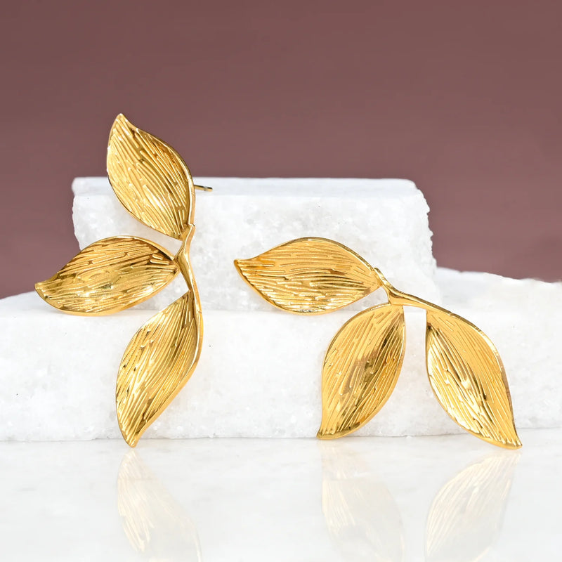 Golden Canopy Earrings by Starfish Project
