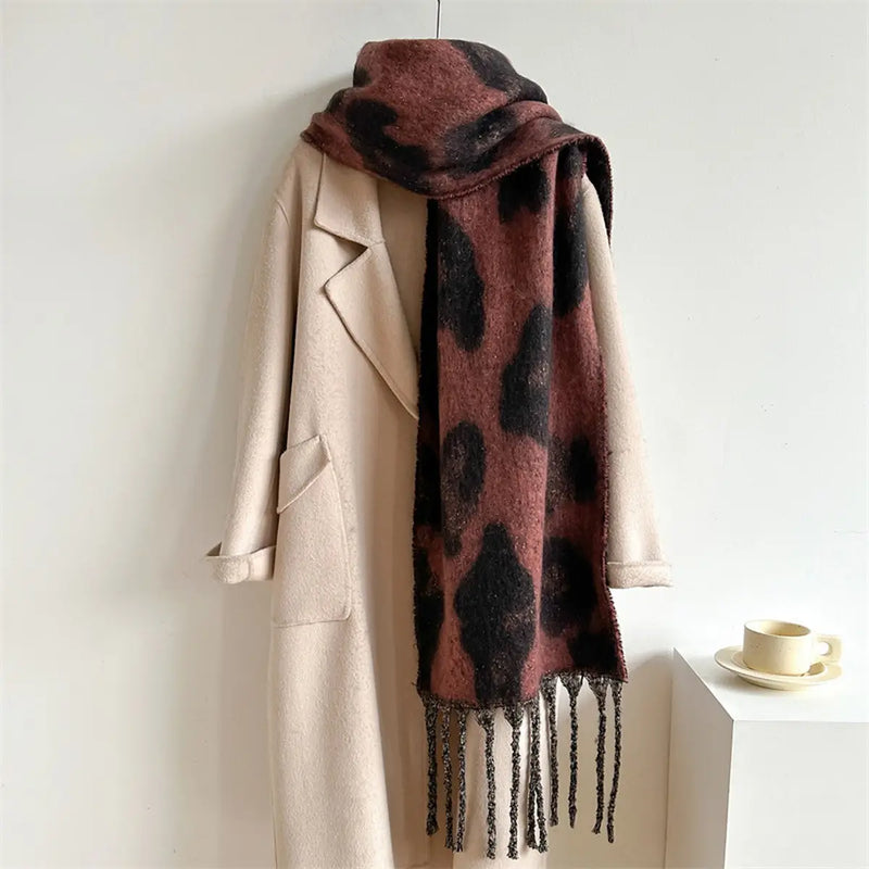 Winter Scarf in Various Color Floral Prints