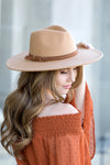 Wide Brim Panama Fedora Hat in Multiple Colors