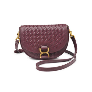 Alise Woven Crossbody in Wine by Urban Expressions