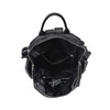 Galloway Vegan Leather Black Backpack by Urban Expressions
