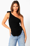 Stacy Two Tone Ribbed Top