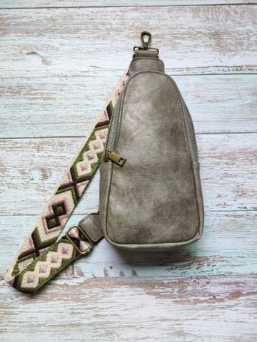 Recycled Canvas Duck Bag Canvas Tote in Natural Grid Pattern by Baggu