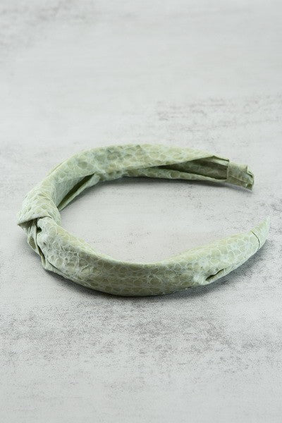 Half Boho Bandeau, Olive Camo - The Apple Tree