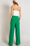 Annie Straight Leg Dress Pant in Small to 3X in Kelly Green
