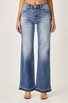 Missy High Rise Wide Straight Jeans by Risen Jeans