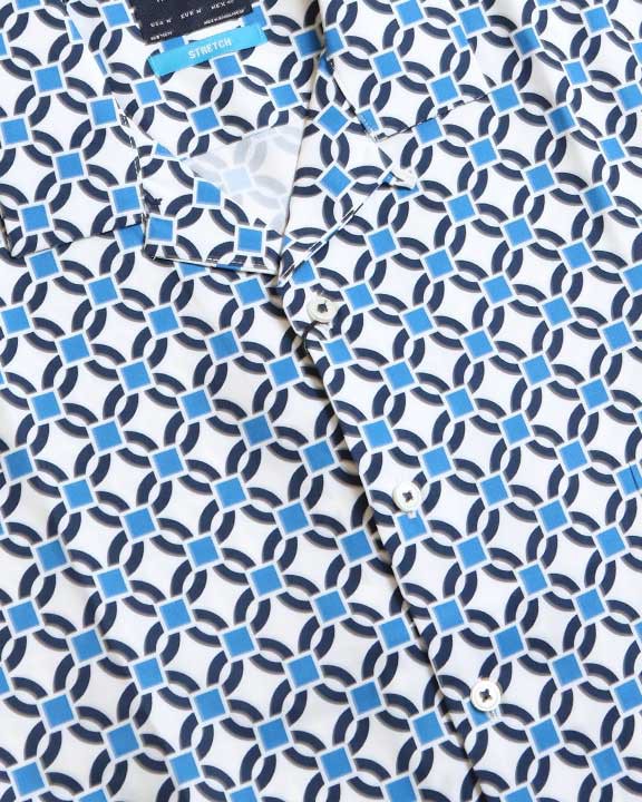 Rex Big Geo Stretch Camp Shirt