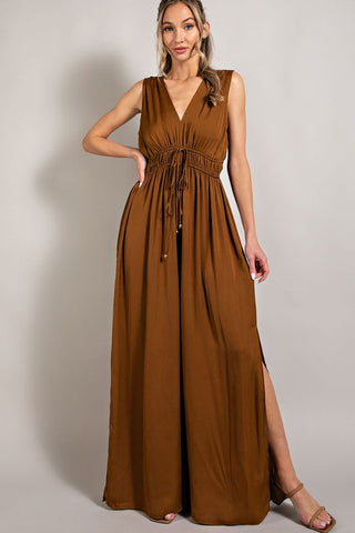 Lizzy Cotton Maxi Shirt Dress in Kelly Green by Blu Ivy