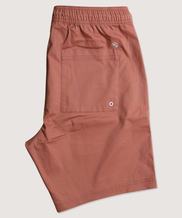 Cedar Men's Solid Drawstring Shorts