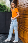 Risen Jeans Mid-Rise Relaxed Straight Fit
