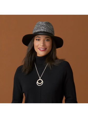 Sylvia Hat in Black or Camel by Pretty Simple