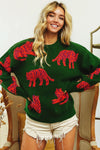 Lucky Tiger Knit Sweater