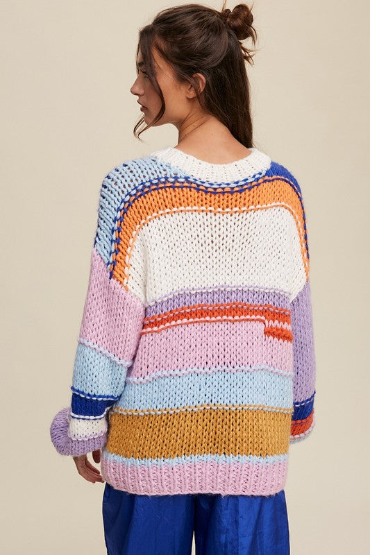Brianna Hand Crocheted Sweater