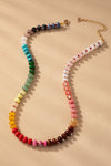 Natural Agate Beaded Necklaces