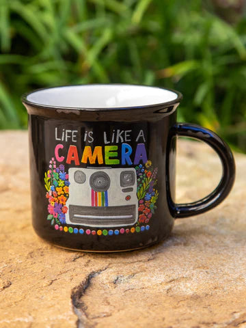Life Like A Camera Camp Mug by Natural Life