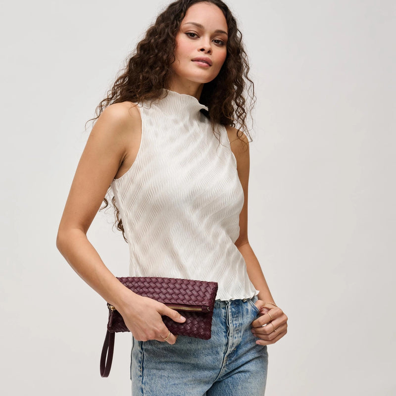 Aria Woven Wristlet Clutch by Urban Expressions