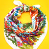Cotton Floral Print Bandana Scarf